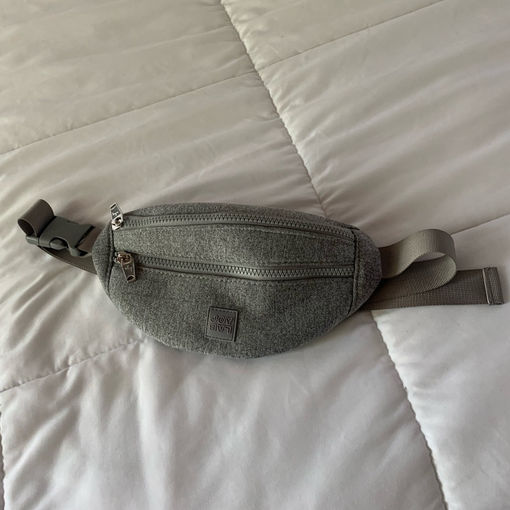 Joy Lab grey fanny pack